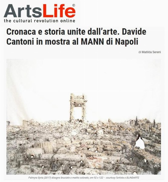 Articolo da Artslife del 6 ottobre 2022 - Press