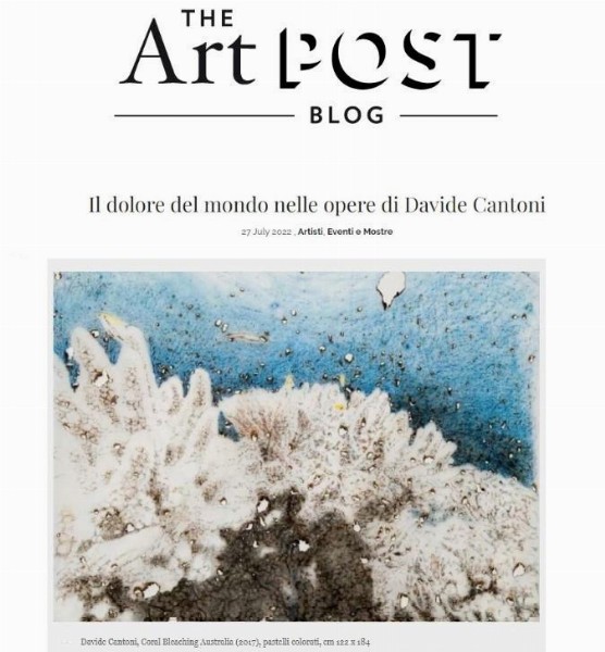 Articolo da The Art Post Blog del 27 luglio 2022