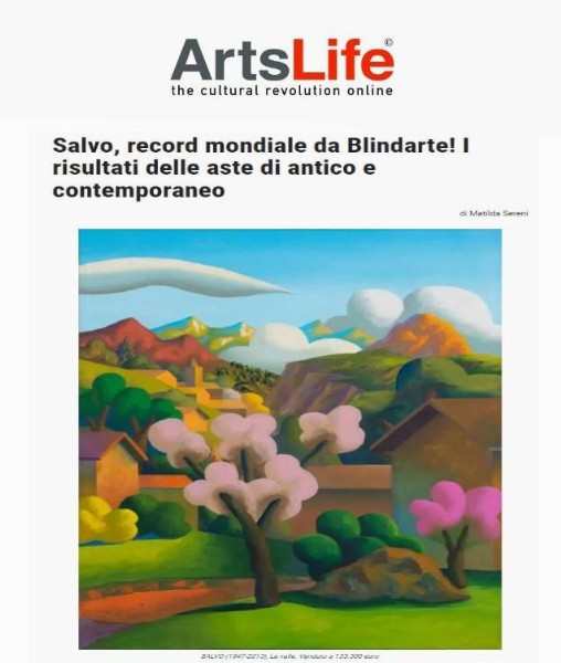 Articolo da Artslife del 6 luglio 2022 - Press