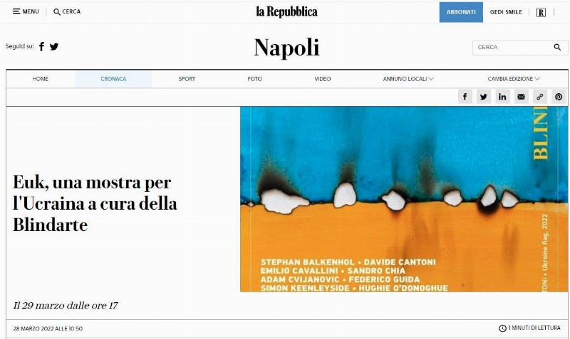 Articolo da La Repubblica del 28 marzo 2022