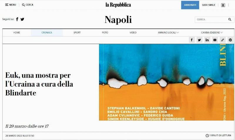 Article from La Repubblica of 28 March 2022