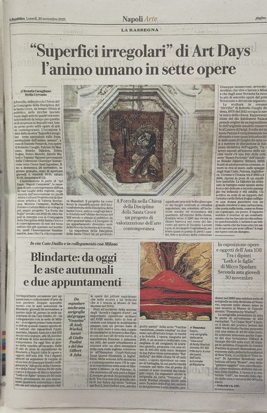 Articolo di La Repubblica del 20 novembre 2023