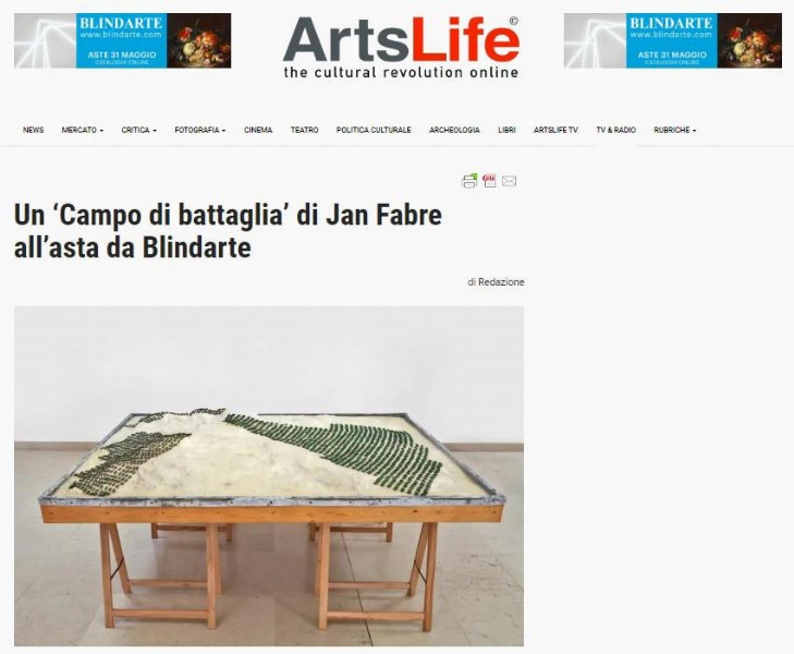 Articolo da ArtsLife del 29 Maggio 2023