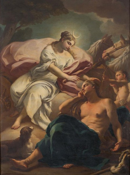 Francesco De Mura, Diana ed Endimione | Aggiudicato a € 110.700,00
