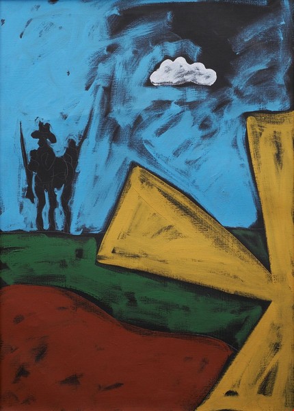 Tano Festa, Senza titolo, 1986 | Aggiudicato a 3.500€