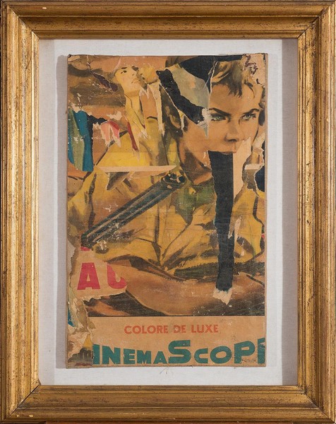 Mimmo Rotella, Cinemascope, 1962 | Aggiudicato a 31.000€