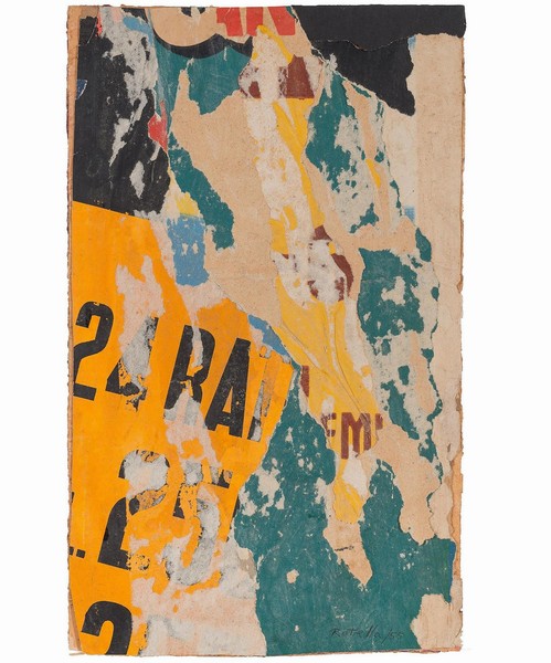 Mimmo Rotella, Senza titolo, 1955 | Aggiudicato a 17.300€