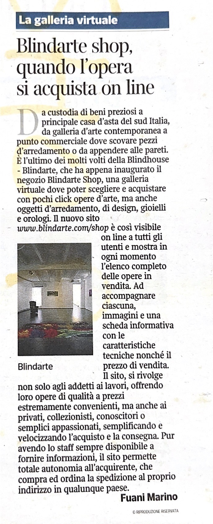 Corriere del Mezzogiorno, 24/2/2012