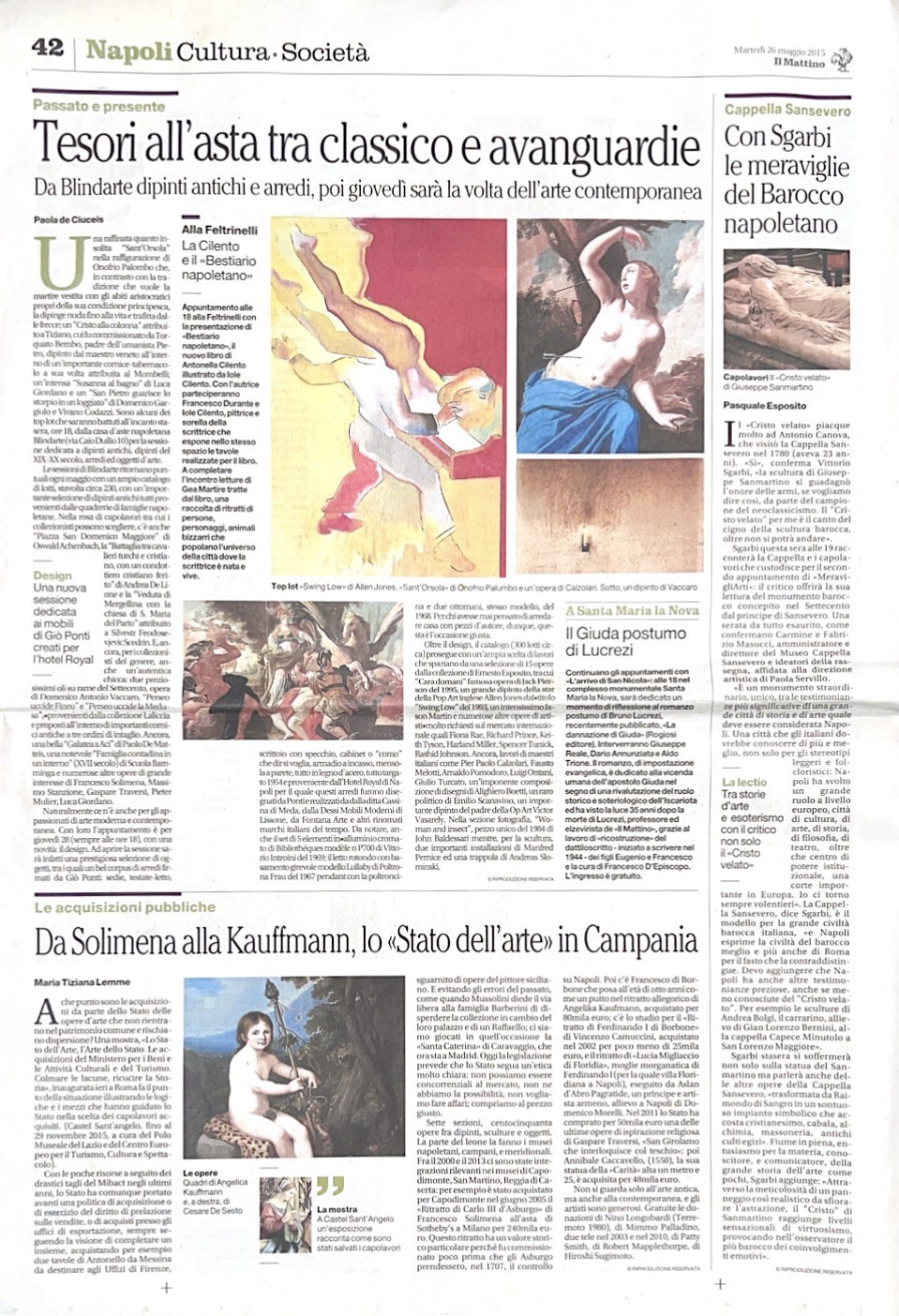 Il Mattino, 26/5/2015