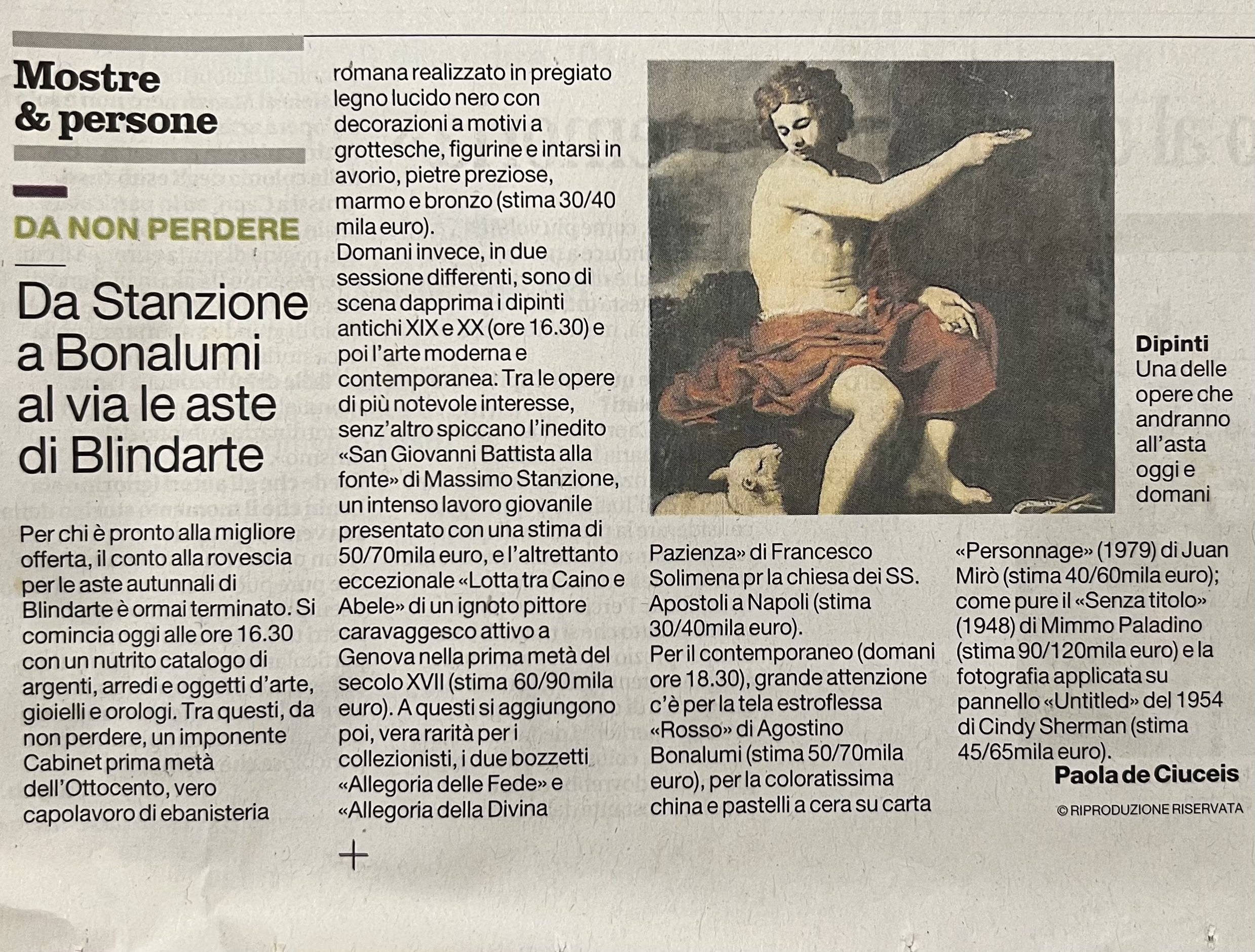 Il Mattino, 29/11/2014