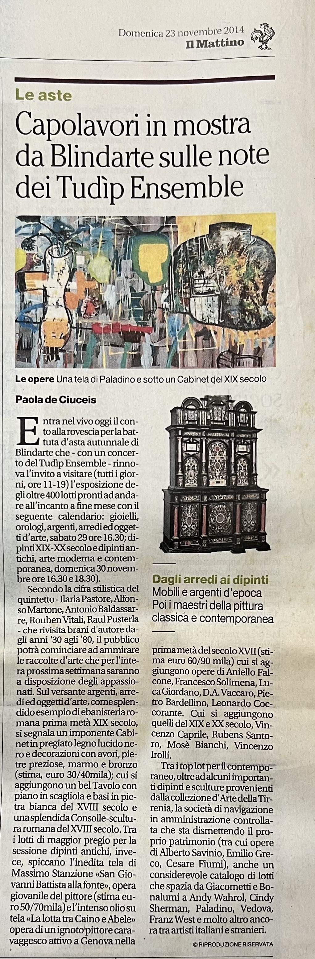 Il Mattino, 23/11/2014